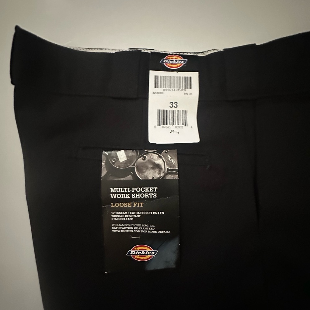 Dickies black work shorts